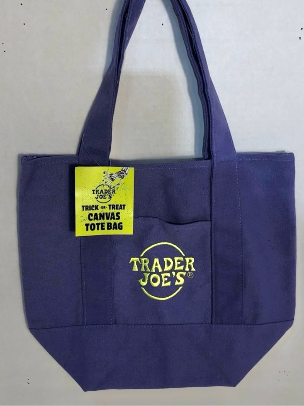 NWT Trader Joe’s Limited EditionTote Bag Mini Purple NEW